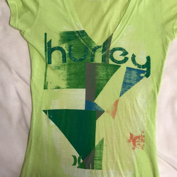 Lime green Hurly Tee! 3 for $15 - Picture 2 of 7
